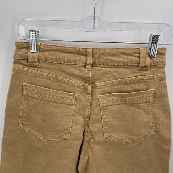 Sezane Pantalon Manu Jeans Cuffed Pants Beige Tan Womens Size 36 NWT - Picture 8 of 13